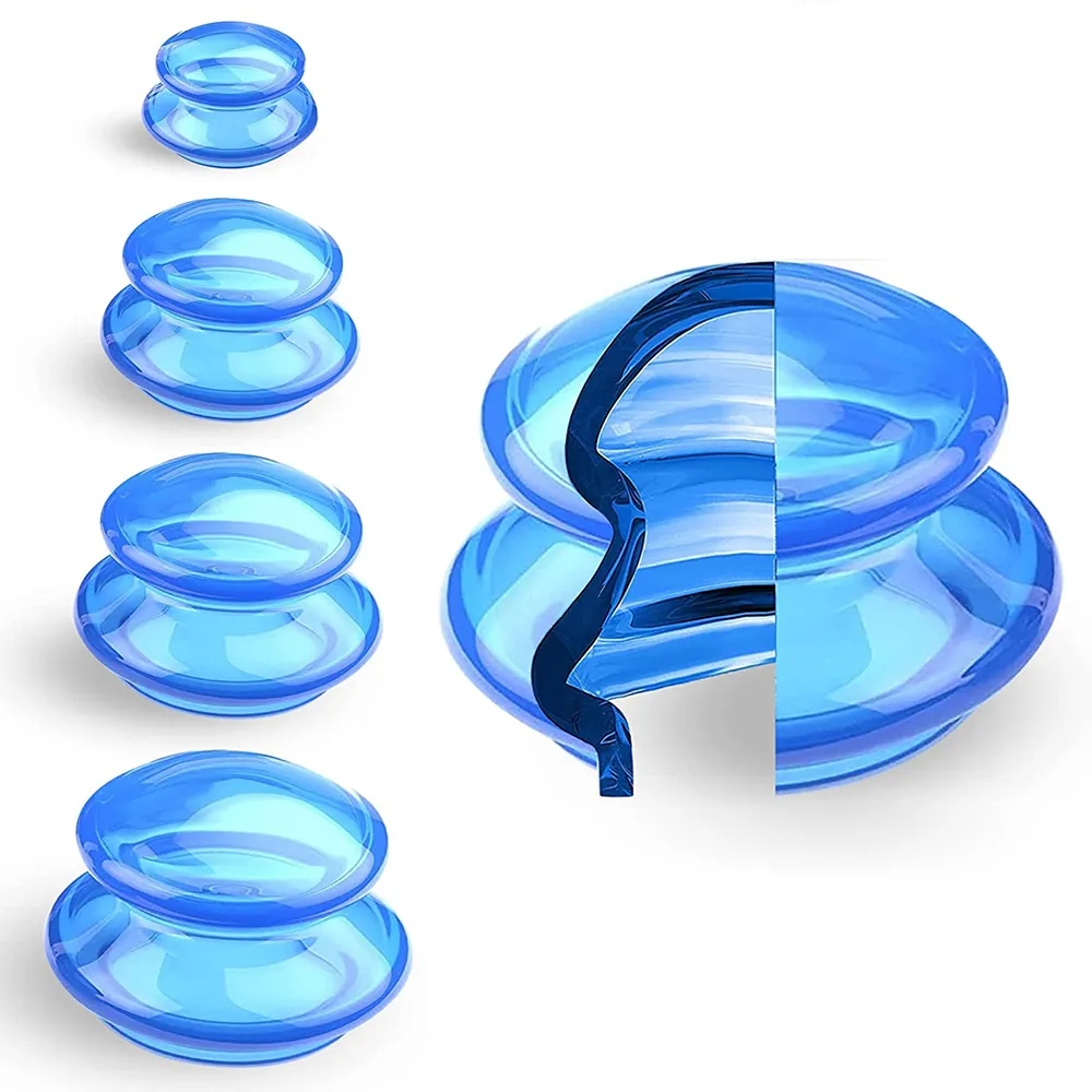 Cupping Therapy Set - Silicone vácuo cupping conjunto massagem corpo