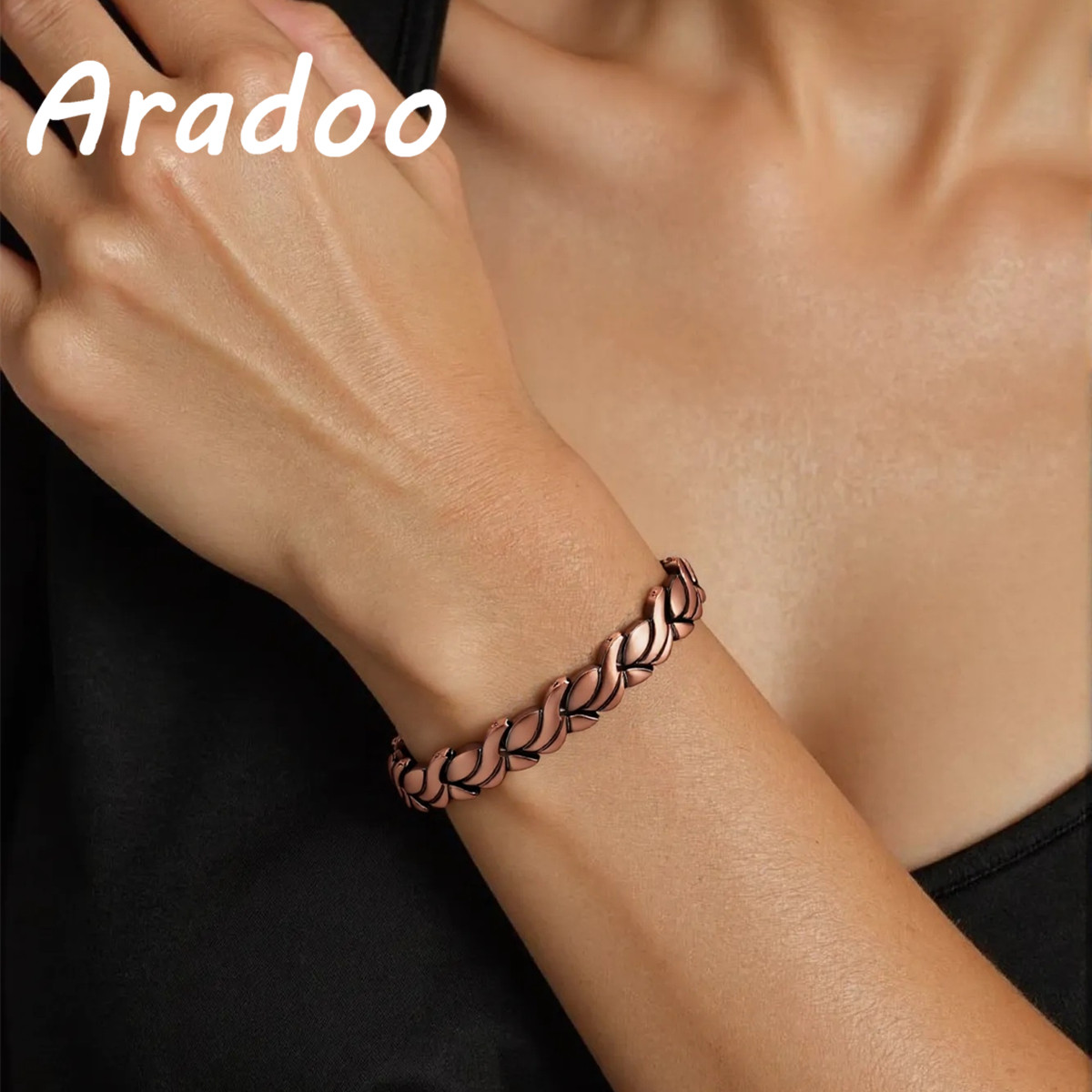 Health Wellness Bracelet - Pulseira magnética de cobre puro ARADOO