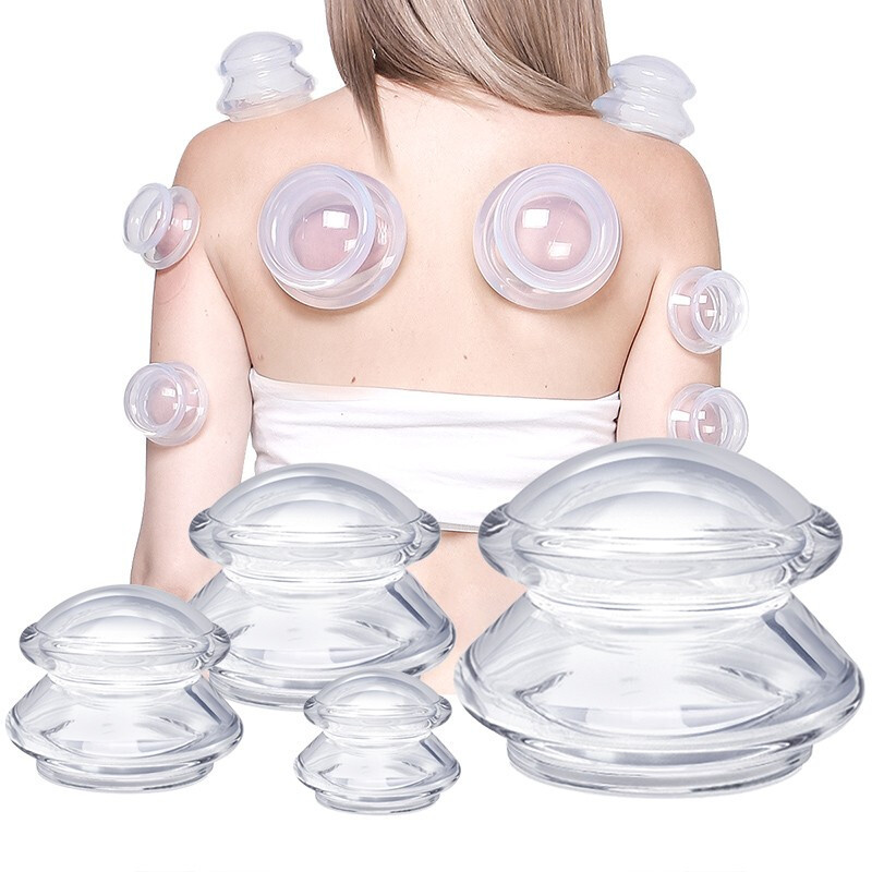 Cupping Therapy Set - Copos de massagem corporal de silicone