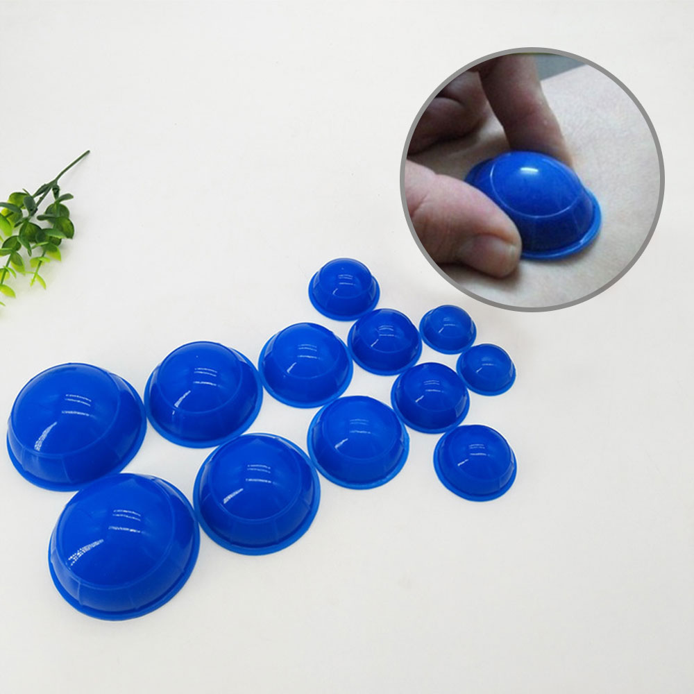 12 pçs silicone sucção latas d - Cupping Therapy Set avaliação e preço