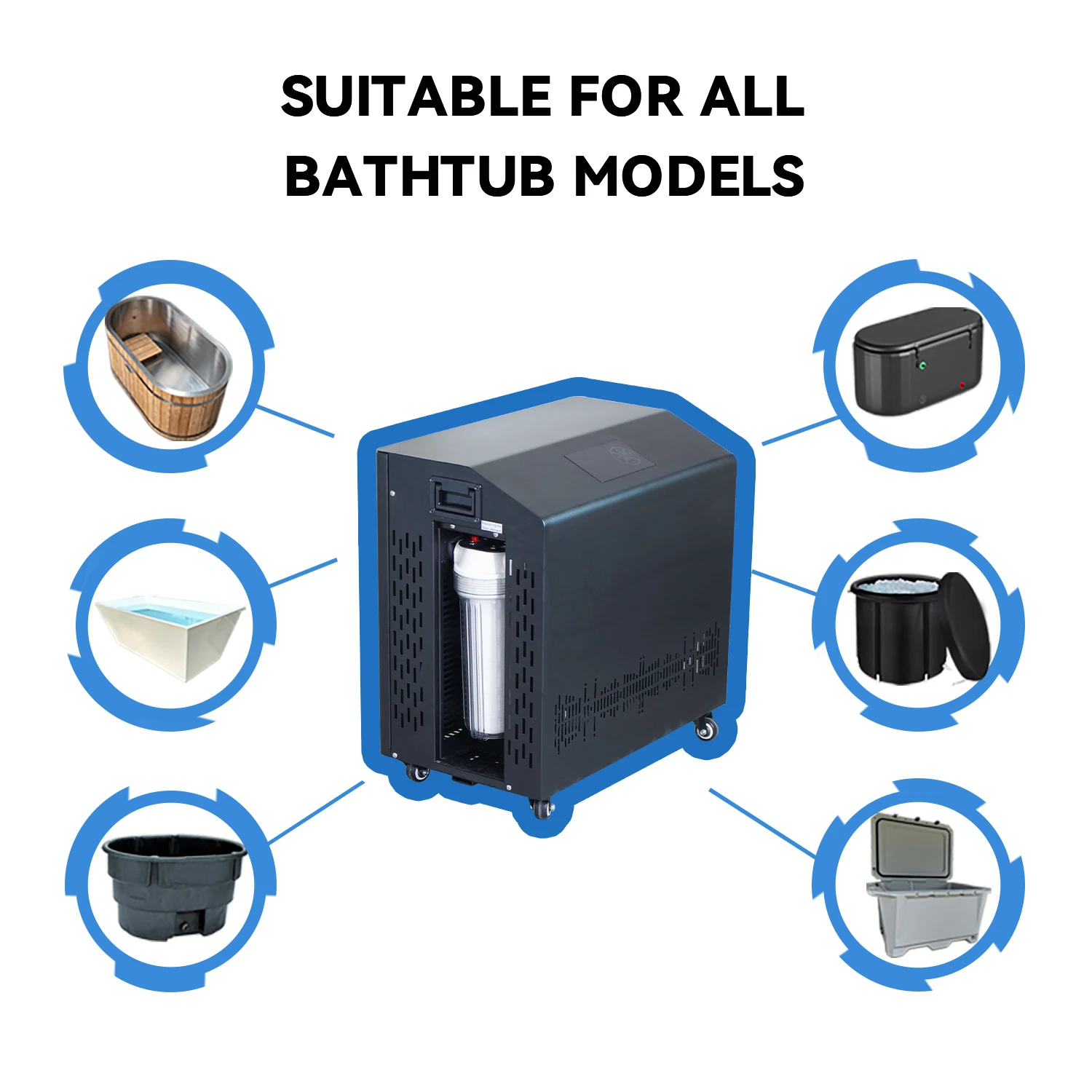 Refrigerador de banho de gelo  - Health Wellness Spa avaliação e preço