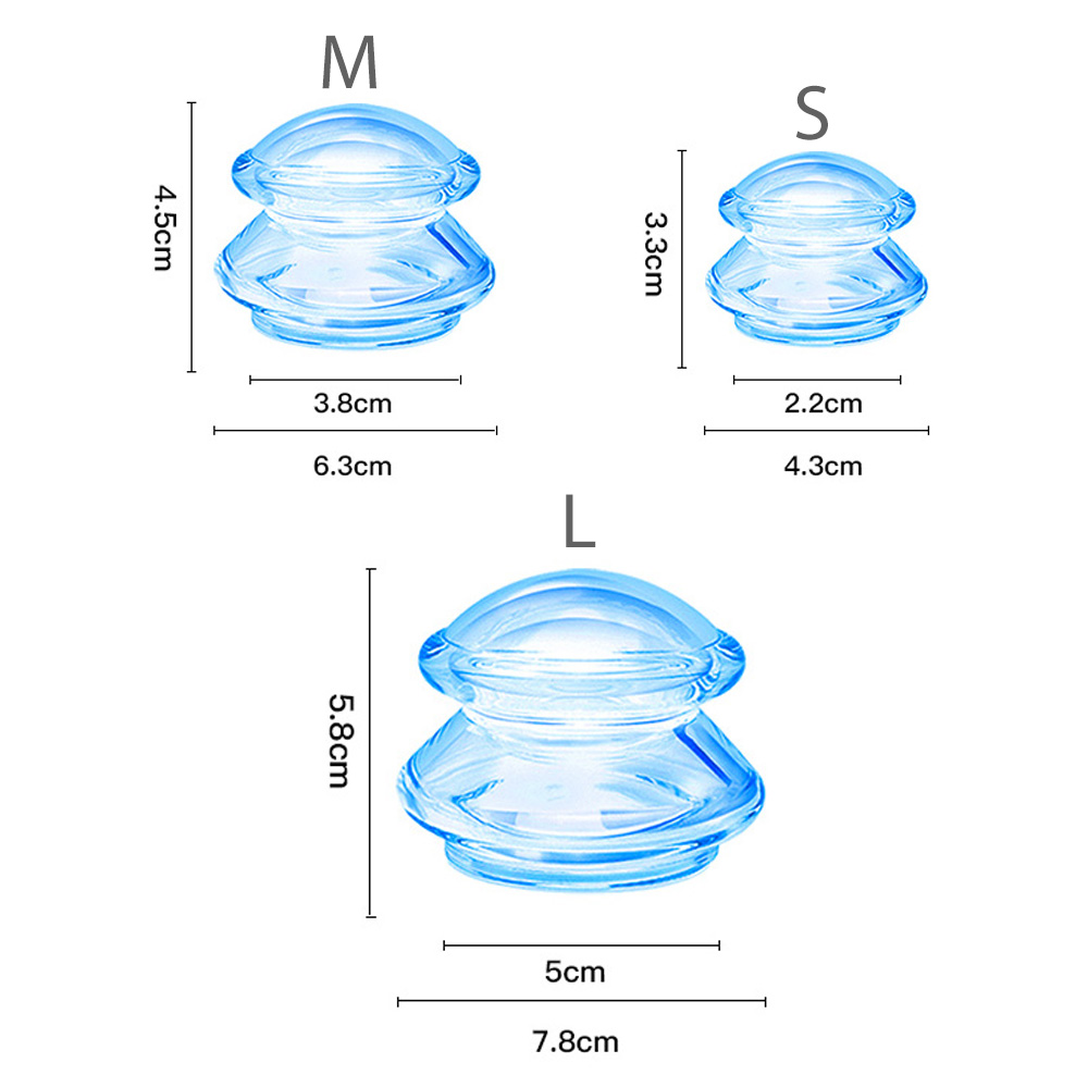 Silicone vácuo cupping conjunt - Cupping Therapy Set avaliação e preço