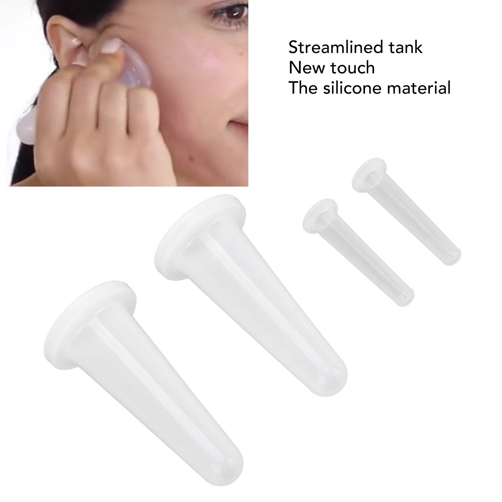 Silicone Facial Massagem Cuppi - Cupping Therapy Set avaliação e preço
