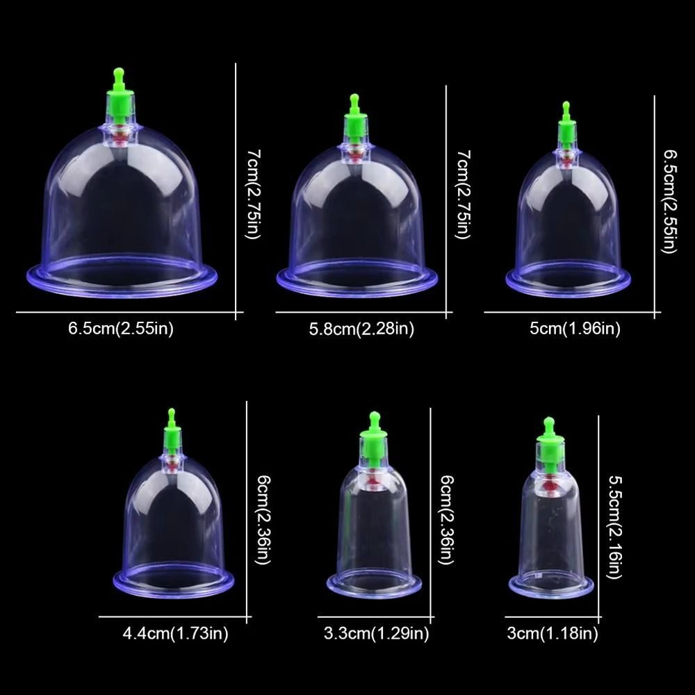 Conjunto de 8 Peças de Ventosa - Cupping Therapy Set avaliação e preço