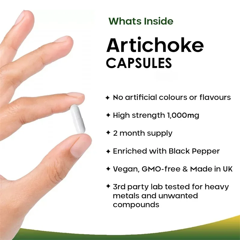 Cápsulas de alcachofra 1000mg  - Health And Wellness Promotion avaliação e preço
