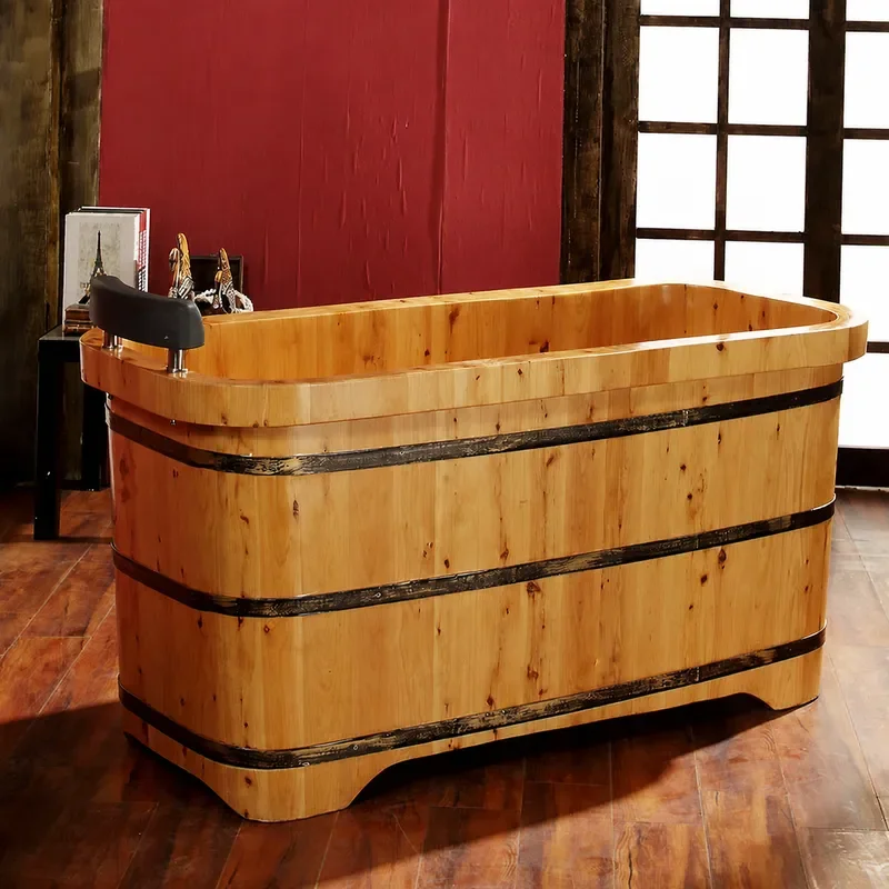 Banheira de Madeira de Cedro d - Health Wellness Spa avaliação e preço