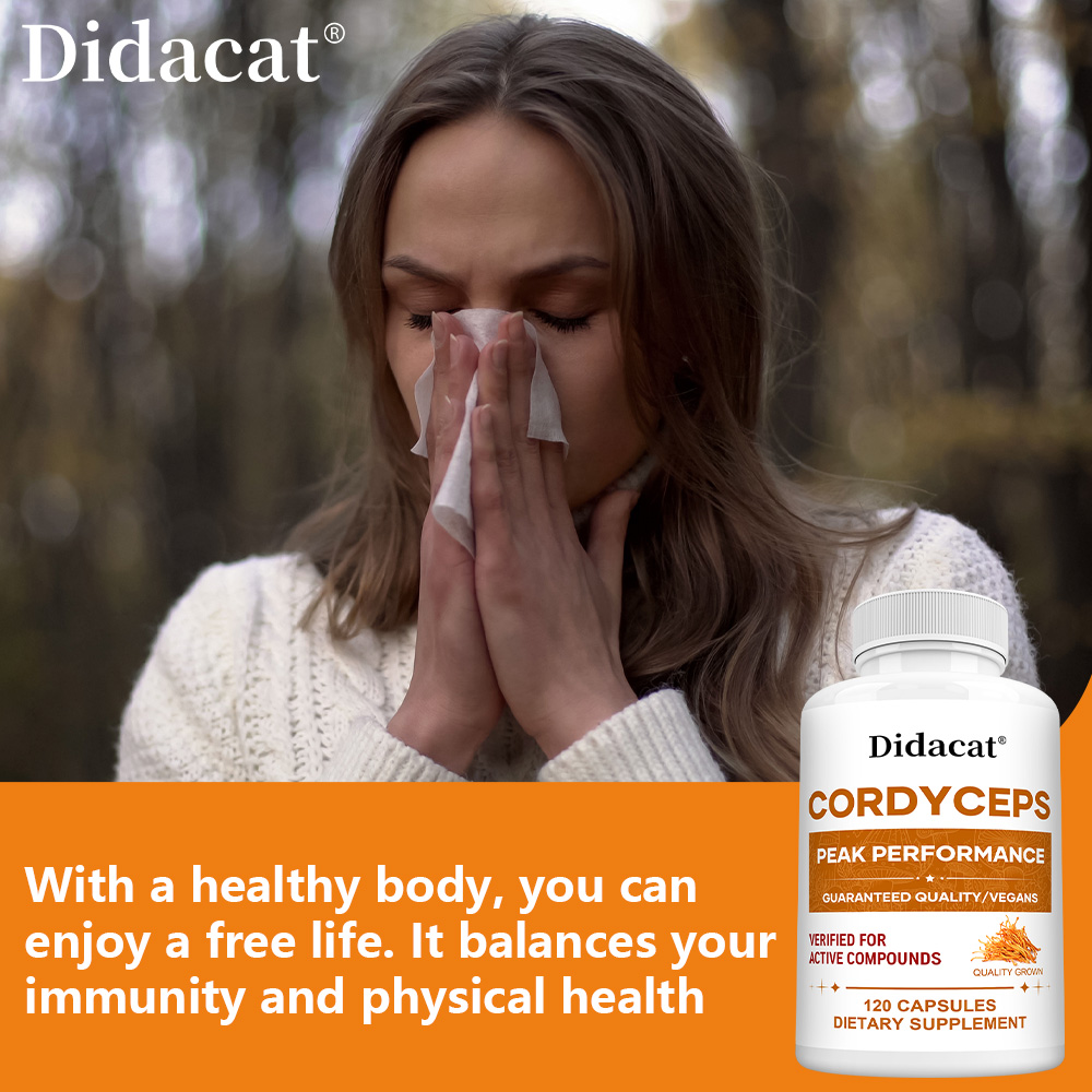 Cápsulas de Cogumelo Cordyceps - Health Wellness Usa avaliação e preço